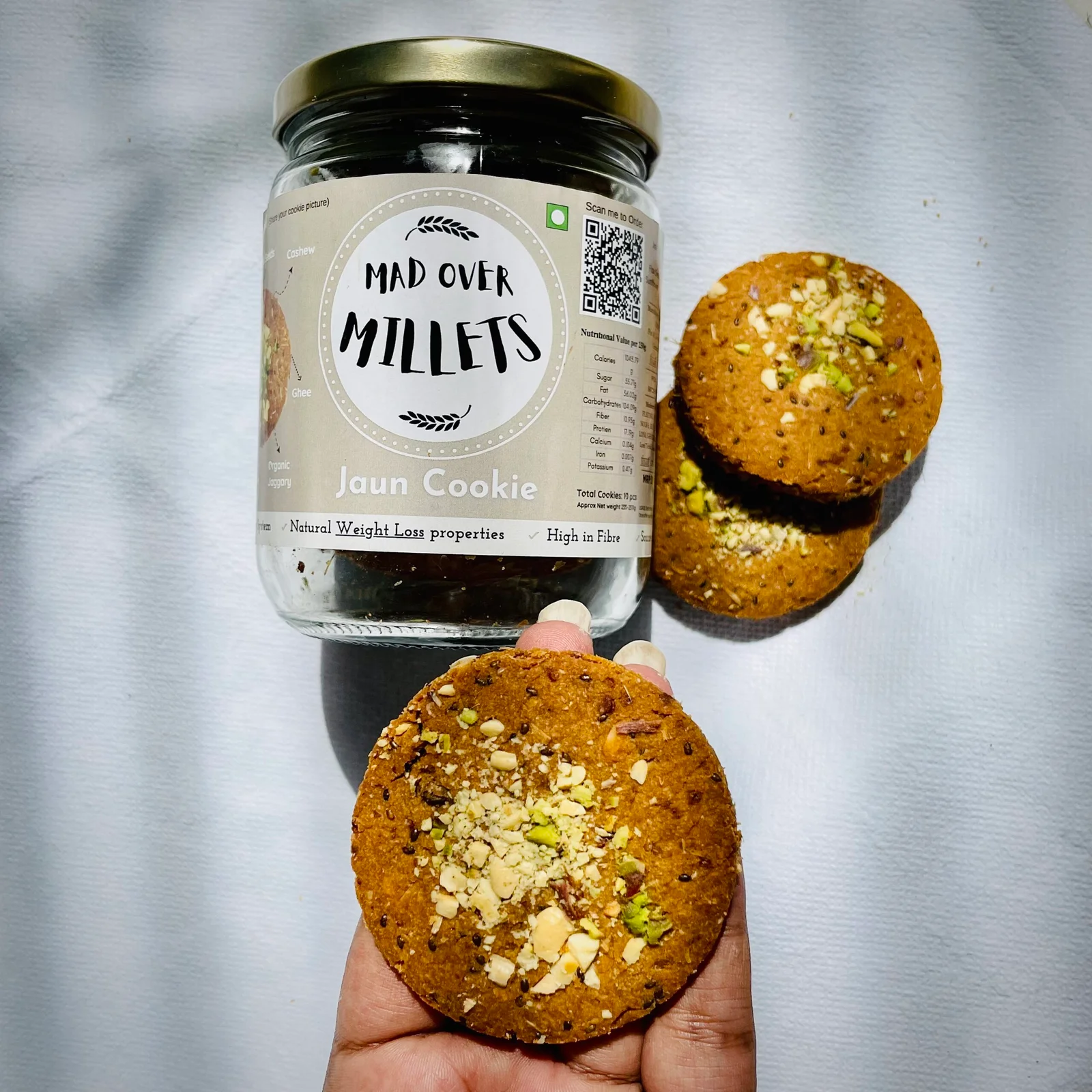 Mad Over Millets Jaun Cookies