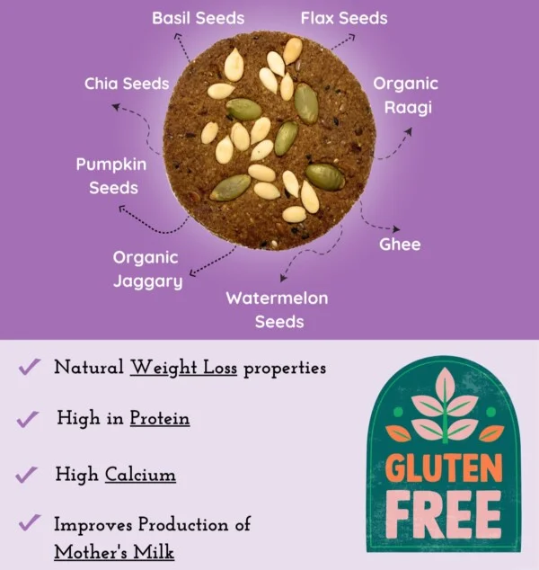 Mad Over Millets Raagi Gluten Free Cookie