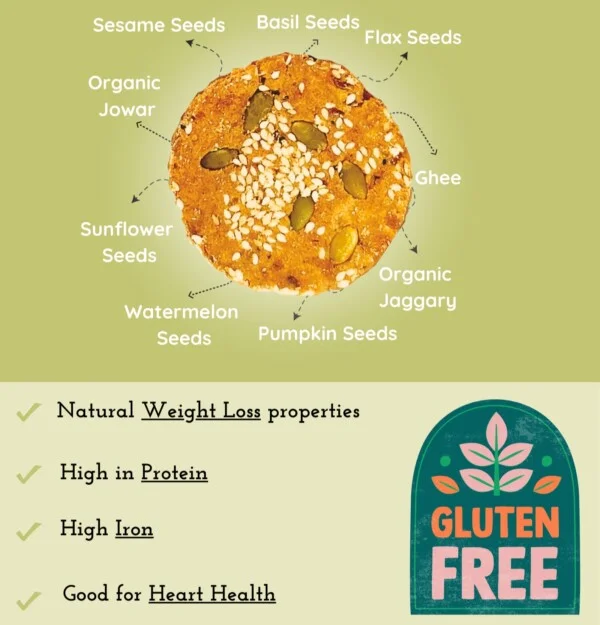 Mad Over Millets Jowar Gluten Free Cookie